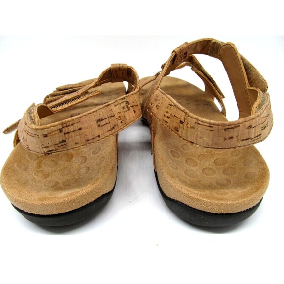 Vionic Orthaheel Amber Adjustable Strappy Sandals Size US 9 B preowned - Picture 5 of 10